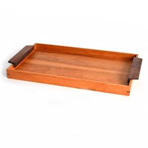 Décoration d'intérieur moderne et unique Gadgets de cuisine design fantaisie Plateau en métal et bois Nouveau style Rectangle Collection maison Plateau/support - Product Image 5