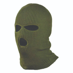 Personalice su propio logotipo Máscara de esquí Sombrero de invierno de alta calidad Gorro de punto Pasamontañas Máscara de esquí personalizada de tres agujeros 2026 - Product Image 1