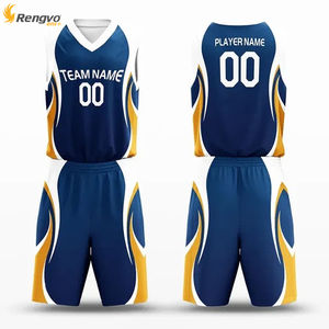 Camiseta de baloncesto de hombre de secado rápido sublimación de poliéster en blanco al por mayor personalizada - Product Image 2