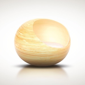 Maison de nid de chat en bambou filé à bobine naturelle fabriquée à la main meilleure vente de nids d'intérieur pour chats - Product Image 2