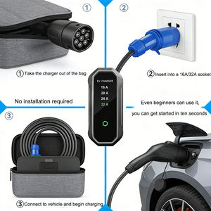 Cargador Portátil para Vehículos Eléctricos de <span class=keywords><strong>3</strong></span>.5kW AC, Estación de Carga para Coches Eléctricos con Pantalla LED, Enchufe EVSE, <span class=keywords><strong>Precio</strong></span> de Fábrica - Product Image 6