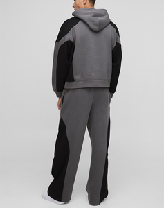 Conjunto Deportivo OEM para Hombre, Estilo Hip Hop, con Parches en Contraste, para Senderismo y Jogging, Ropa de Otoño con Logotipo Estampado - Product Image 6