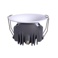 Downlight LED de haute qualité, blanc, simple, anti-éblouissement, à dissipation thermique très efficace et durable