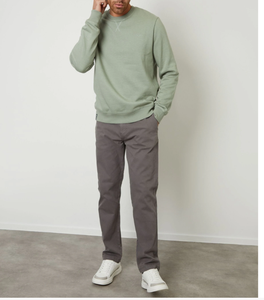 Sudadera de cuello redondo con cremallera de cuarto de gran tamaño de algodón de lana de calidad Sudadera de cuello redondo Vintage con logotipo bordado personalizado OEM para hombre - Product Image 1