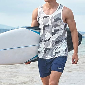 เสื้อกล้ามผู้ชายคุณภาพสูง ทรงหลวม พิมพ์ลายแบบซับลิเมชั่น ระบายอากาศ แห้งเร็ว สวมใส่สบาย ผลิตจากผ้าถัก บริการ OEM - Product Image 5