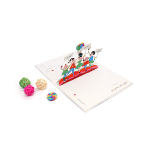 Tarjeta Pop-Up 3D al por Mayor, Tarjeta de Felicitación de Papel Hecha a Mano, Directo de Fábrica - Product Image 5