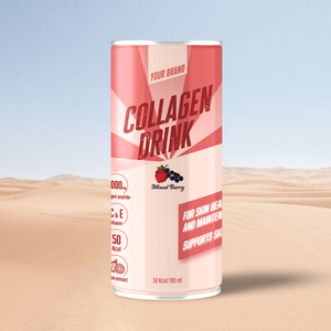 Private Label 185ml Canned <b>Collagen</b> Supplement Mixed Berry Flavor Low Calorie Oral <b>Liquid</b> Beauty Product OEM ODM Beverage - Product Image 2