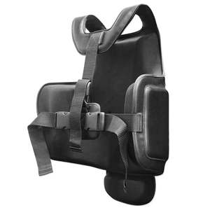 Protector de pecho de Karate ajustable ligero Protector de pecho resistente a impactos Cobertura máxima Ajuste Protector de pecho transpirable - Product Image 5