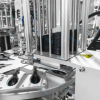 Machine de remplissage et de scellage automatique haute vitesse pour cuillères, avec plateau rotatif et 2 buses, idéale pour le miel et les petites entreprises