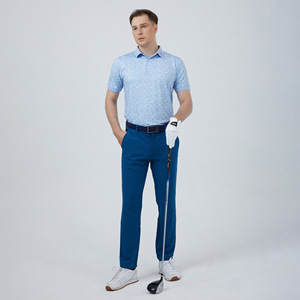 Camiseta de Golf Personalizada de Alto Rendimiento para Hombre, Tejido de Punto, Manga Corta, Impresión Digital, Secado Rápido, Ecológica, Informal - Product Image 3