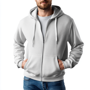 เสื้อฮู้ดสวมหัวโอเวอร์ไซส์ของผู้ชายเสื้อกันหนาวขนแกะอบอุ่นฤดูหนาวพิมพ์ลายแบบกำหนดเอง - Product Image 2