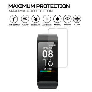 Protecteur d'écran antichoc pour Xiaomi Mi Band 4C, film de protection premium pour votre tracker de fitness - Product Image 1