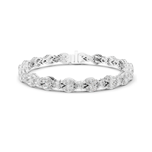 Bracelet en diamant CVD cultivé en laboratoire 9.0288 CT VVS-VS EF, disponible en or 18 carats, 14 carats, 10 carats et argent 925, or rose, or jaune, or blanc - Product Image 3