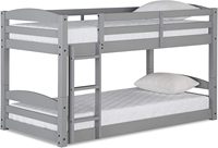 Lit superposé à panneaux en bois de pin et teck massif de style contemporain Prix promotionnel Taille personnalisable Chambre double Queen King Size moderne