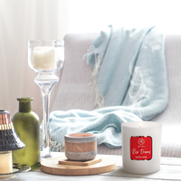 Vela Aromática de Soya Aromatika Rose Dreams en Frasco Blanco Mate, Decoración para el Hogar, Aromaterapia Premium, Vegana y Ecológica