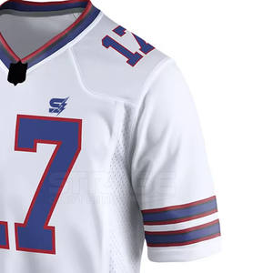 Design Your Own Customizable <b>American</b> Football Jersey with Short Sleeves Breathable & Moisture-Wicking Fabric - Product Image 4