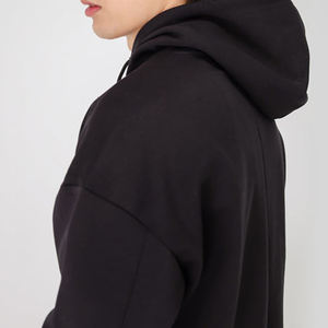 Nueva Sudadera con capucha cuadrada de gran tamaño con logotipo personalizado para hombre, Sudadera con capucha de algodón grueso liso en blanco, sudaderas con capucha de alta calidad - Product Image 4