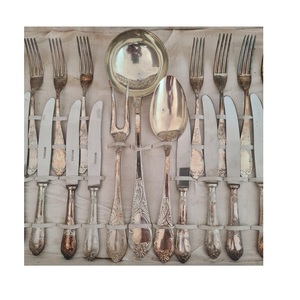 Ensemble de couverts en acier inoxydable doré de luxe 24 pièces, poli miroir, ensemble de couverts dorés pour mariage, fête, hôtel, vaisselle avec boîte - Product Image 6