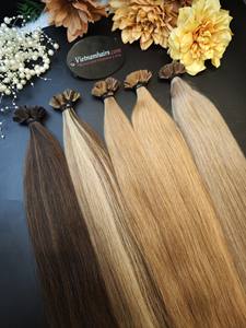 Extensiones de cabello virgen vietnamita de alta calidad superventas 2025 punta plana cutícula completa Super doble dibujado - Product Image 2