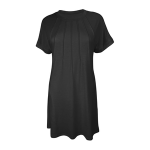 ชุดเดรสแขนกุดลำลองสำหรับผู้หญิง, ชุดเดรสสั้นแขนยาวปานกลางสไตล์เกาหลี - Product Image 3