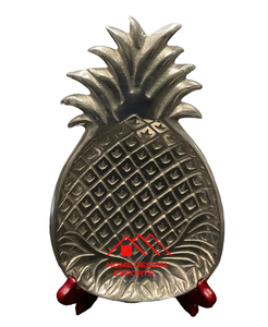 Plateau à feuilles en aluminium Tendance Plateau décoratif en forme de plaqué or Sculpture de feuilles Plateau décoratif plaqué or - Product Image 2