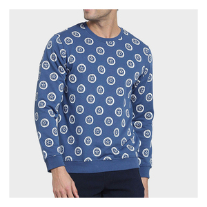 เสื้อสเวตเตอร์คอกลมผ้าฝ้ายสำหรับทั้งชายและหญิงคุณภาพสูงพิมพ์โลโก้ตามสั่งปักแบบดิจิตอลสำหรับฤดูหนาวสั่งซื้อขั้นต่ำ2ชิ้น - Product Image 1