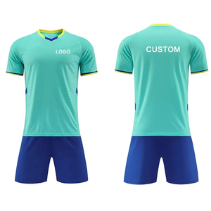 Maglia da calcio in poliestere 100% per adulti sportiva per tutti i giorni con prestazioni di tutti i giorni modello solido Match set corti Casual - Product Image 2