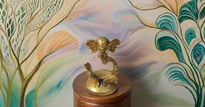 พระพิฆเนศโลหะทองเหลืองรูปพระพิฆเนศ - Product Image 4