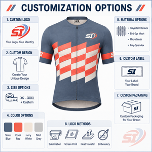 Maillot de cyclisme personnalisé pour homme sans manches, vente en gros, fermeture éclair intégrale, respirant, sublimé, pour équipe, bleu marine, turquoise, lime, motif quadrillé - Product Image 4