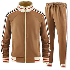 ชุดวอร์มกีฬาผู้ชายแบบเป็นมิตรกับสิ่งแวดล้อม ไซส์ใหญ่ พิมพ์ลาย ระบายอากาศได้ดี อุ่นสบาย มีกระเป๋าซิปด้านข้าง - Product Image 5