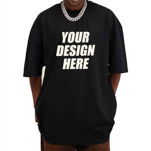 เสื้อยืดโอเวอร์ไซส์ผู้ชายผ้าเจอร์ซีย์ผสมโพลีเอสเตอร์/คอตตอน ระบายอากาศได้ดี พิมพ์ลาย DTG ตามสั่ง ไซส์พลัส สไตล์ลำลอง ซักแล้ว - Product Image 1