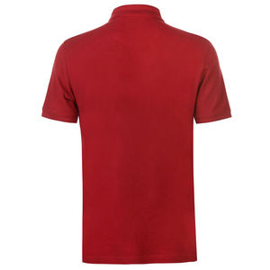 2025เสื้อโปโลแขนสั้นลำลองผ้าเจอร์ซี่สำหรับผู้ชายพิมพ์ลายสีพื้นสำหรับฤดูร้อน - Product Image 3