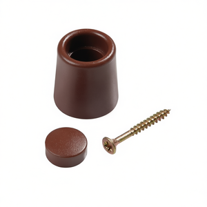 Brown Dowel Mounting Door Buffer 29 mm Height 35 mm Closet Accessories - Product Image 2