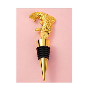 Gold Plated Fish Embossed Bar <b>Stoppers</b> on Hot Sale - Product Image 2