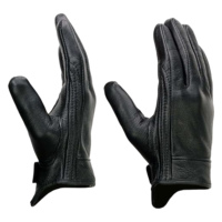 Respirant réglable moto cuir unisexe Gel rembourré paume poignet court doigt complet en plein air Gym gants d'équitation
