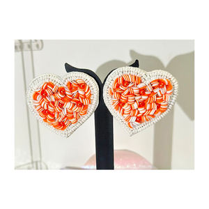 Compre los mejores pendientes elegantes hechos a mano para bodas y festivales Compre ahora a precio de fabricante - Product Image 1