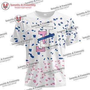 Camiseta Personalizada Jack and Jill para Mujer, Ropa de Hermandad, Impresión Serigráfica, DTG, Vinilo Brillante, Bordado 3D, Algodón Suave, Letra Griega - Product Image 3