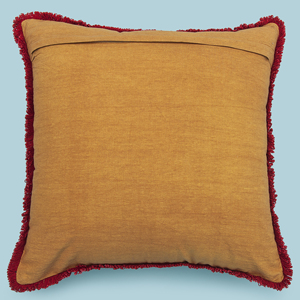 Funda de cojín con diseño de pájaro volador decorativo bordado de algodón personalizado indio de lujo para decoración de sala de estar en el mejor Pr - Product Image 3