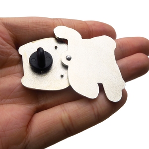 Conception personnalisée en métal secouer la tête mignon dessin animé insigne Rotations broche filature émail broche - Product Image 3