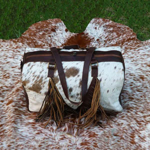 Bolsas de Viaje de Cuero Vacuno para Hombre, Personalizadas, de Alta Calidad, Nuevas, a la Moda, Resistentes al Viento - Product Image 1