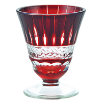 Coupe à saké japonaise en verre Kiriko Benkan de qualité supérieure, design élégant Wabi-Sabi, plusieurs couleurs, légère, pour restaurants japonais