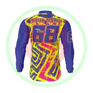 Jersey de Motocross de Carreras Transpirable de Diseño Personalizado de Alta Calidad para Hombre, Jerseys de Motocross de Nuevo Diseño de Alta Calidad - Product Image 2