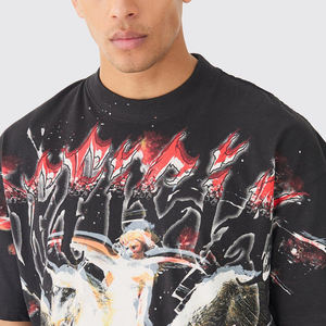 Camiseta gráfica de calle Vintage en blanco personalizada de alta calidad, camiseta gráfica de tendencia superior, mejor diseño y calidad, camiseta gráfica para hombres a la venta - Product Image 3