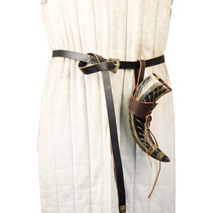 Cadeau sculpté de corne à boire de belle tasse de boisson de subsistance faite à la main pour des amis - Product Image 4