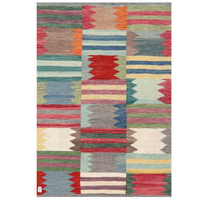 พรมกิลิมไมมาณา อัฟกานิสถาน ขนาด 179 x 124 ซม. พรมทอมือแบบดั้งเดิมและชุดพรม - Product Image 1