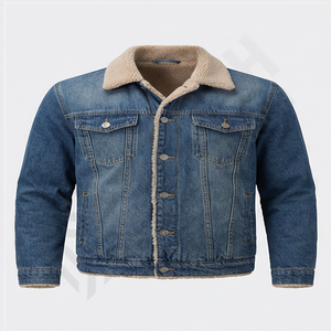 Veste en jean de service, vente chaude, haute qualité, veste en jean 2025, veste en jean décontractée de rue pour homme, vêtements d'extérieur tendance - Product Image 1