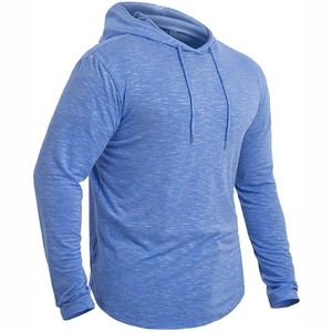 Nouveau 2025 qualité supérieure qualité hommes sweats à capuche goutte épaule léger épais coton polaire sport sweats à capuche - Product Image 4