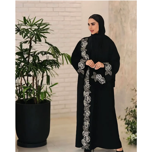Abaya en cristal artisanal de haute qualité-Tissu de qualité supérieure, Style de Dubaï, Choix du meilleur vendeur - Product Image 4