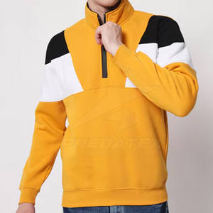 Cotton Blended <b>Quarter</b> Zipper <b>Sweater</b> For <b>Men</b> Women Comfortable & Breathable High Quality Design - Product Image 3