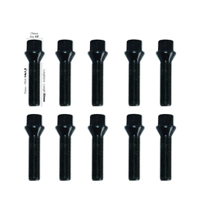10 boulons noirs ch.17 14x1,5 l.50mm - Product Image 1